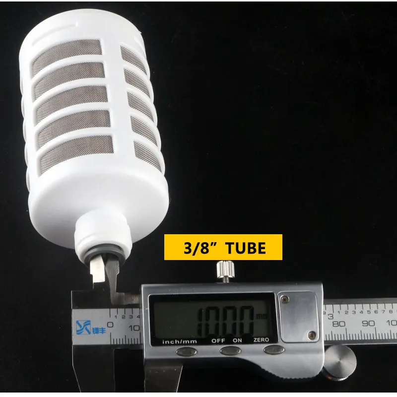 Трубчатый фильтр с наружным диаметром 3/8 дюйма, специальный сельскохозяйственный очиститель, сельская самовсасывающая машина с сетчатым соединением, быстрый соединитель, фитинги для воды