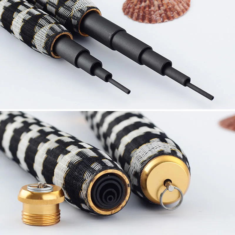 Telescopic Carbon Fiber Super Hard Ultra Light Carp Fishing Pole Stream Fishing Rod Hooks FOU99