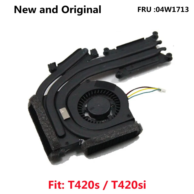 New Original ASM CPU Cooling Fan Heatsink Radiator Cooler for Lenovo Thinkpad T420S T420Si Laptop  FRU： 04W1713  04W0417