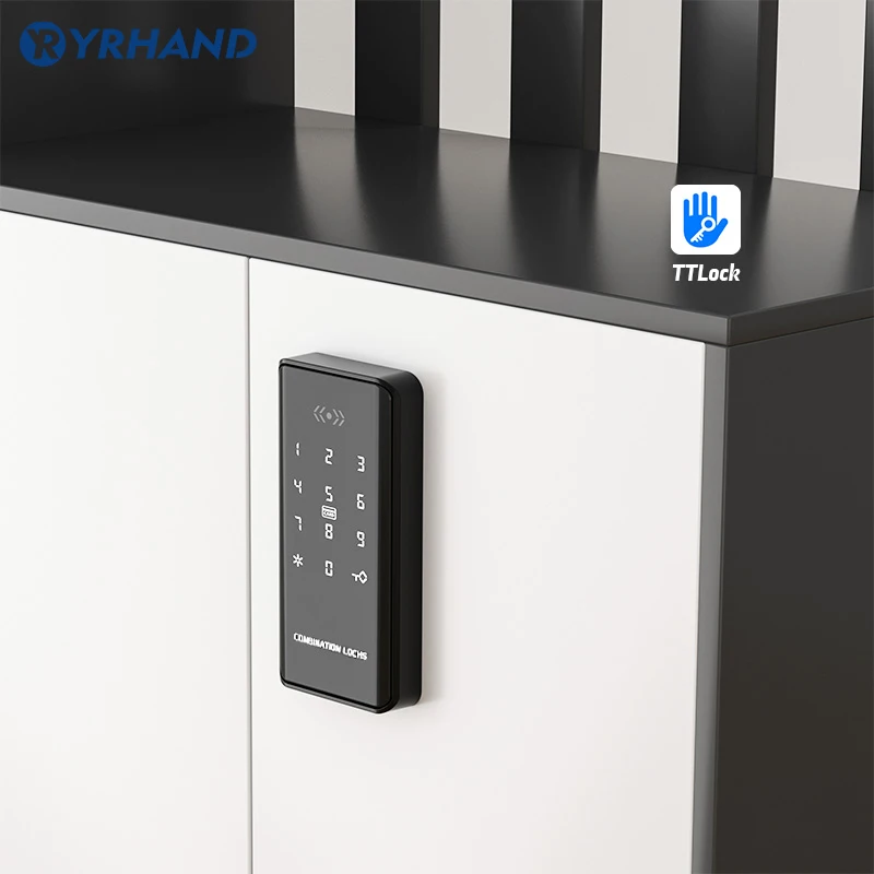 EM179 ttlock app remote control electronic smart magnetic sensor Rfid keypad cabinet Drawer lock