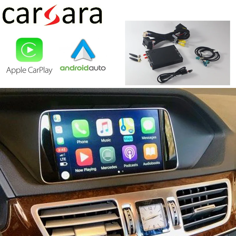 

Беспроводной CarPlay Android Auto W212 набор CarPlay ForMercedes NTG4.5 W176 W246 W204 W207 W218 C207 A207 ML GL GLE GLK CLS SLK