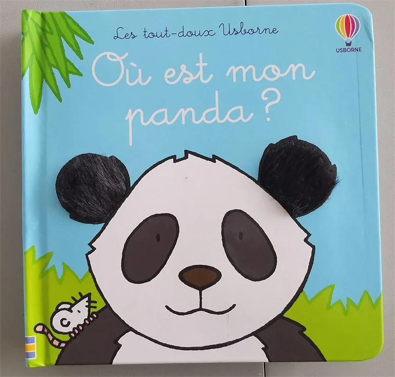 

1 Book Parent Child Kids Baby French Early Education Enlightenment Interesting Cute Panda Story Book Age 0-3