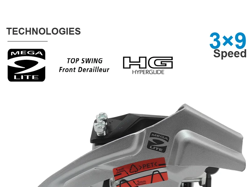 SHIMANO ALIVIO ALTUS Front Derailleur 3x9 Speed- TOP/ Down Swing FD-M371 FD-M370 FD-M4000-TS FD-M4000-DS FD-M2000 Original Parts