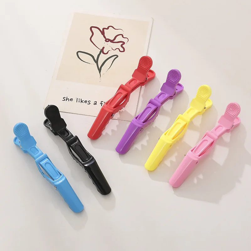 

Hair Clips Wide Teeth & Double-Hinged Design – Alligator Styling Sectioning Clips of Professional Hair Salon Quality