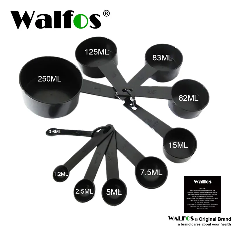 

WALFOS 5/10PCS Kitchen Scales Measuring Cup And Spoon Coffee Sugar Scoop Measuring Cup Cooking Tool Baking Accessories