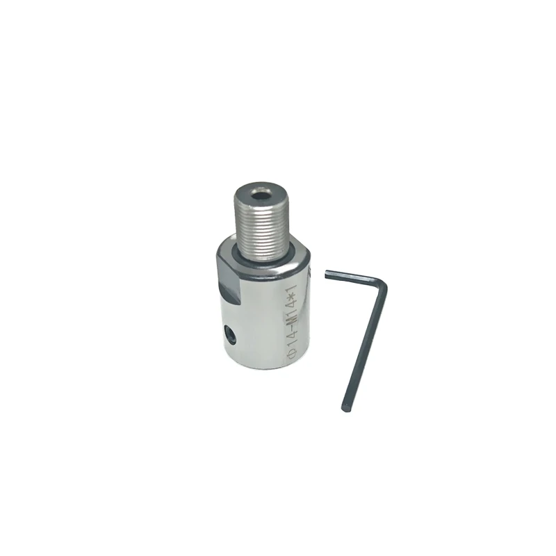 8mm 10mm 12mm 14mm 15mm 16mm 19mm Adapter M14*1 Connecting Rod Connector Bushing For Woodworking Chuck Lathe Bench Mill DIY
