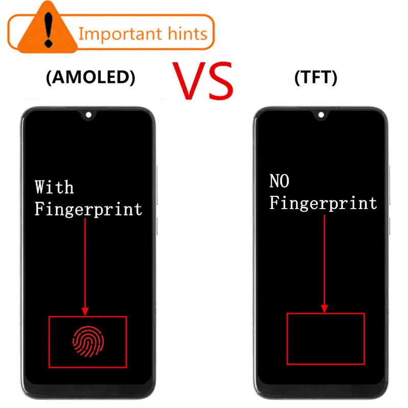 AMOLED For Xiaomi Mi A3 CC9E LCD Touch Screen Replacement With Frame Display For Mi A3 M1906F9SH M1906F9SI LCD Display Assembly