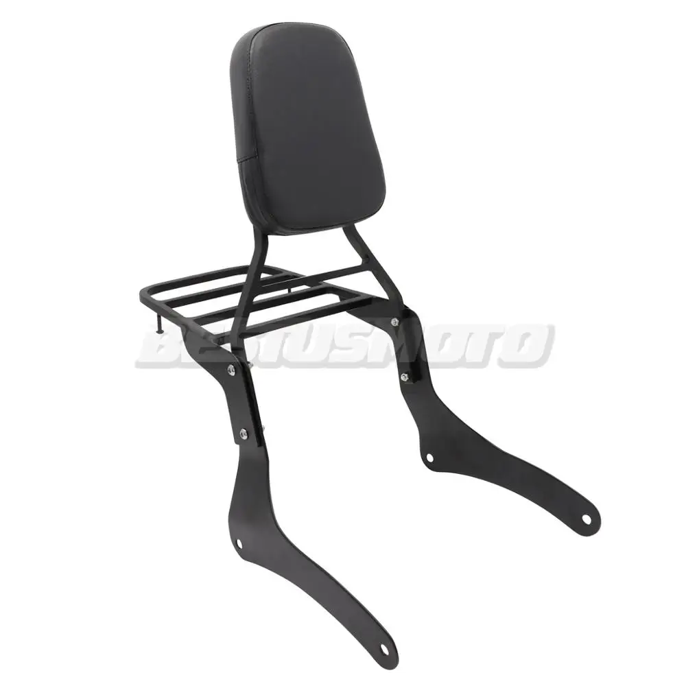 Motorcycle Detachable Passenger Backrest Sissy Bar Luggage Rack For Kawasaki Vulcan VN 900 VN900 Custom Classic 1996-2023