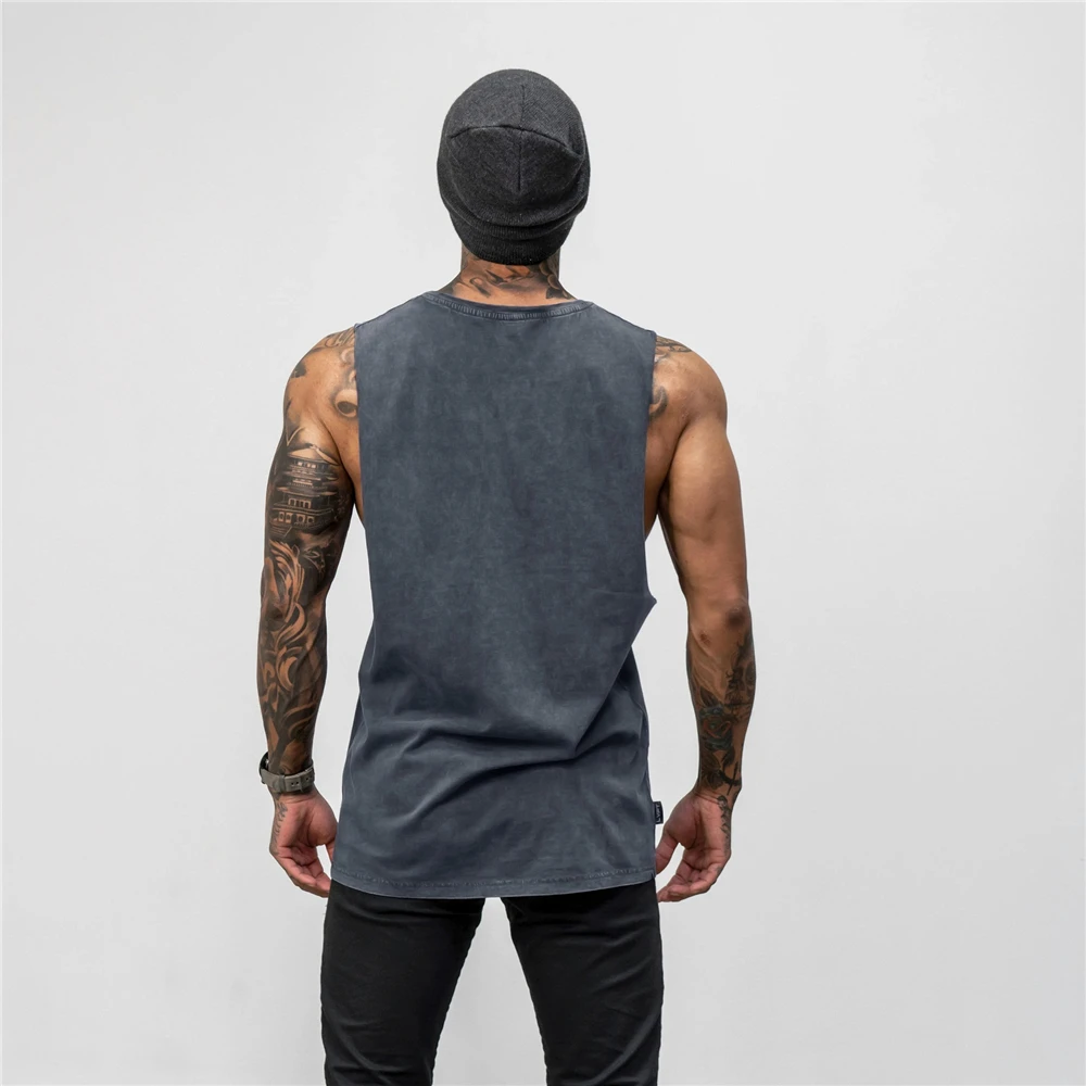 New Summer Brand Clothing Bodybuilding Cotton Shirt Fitness Trainning Men Tank Top Muscle Vest Stringer Undershirt Sleeveless