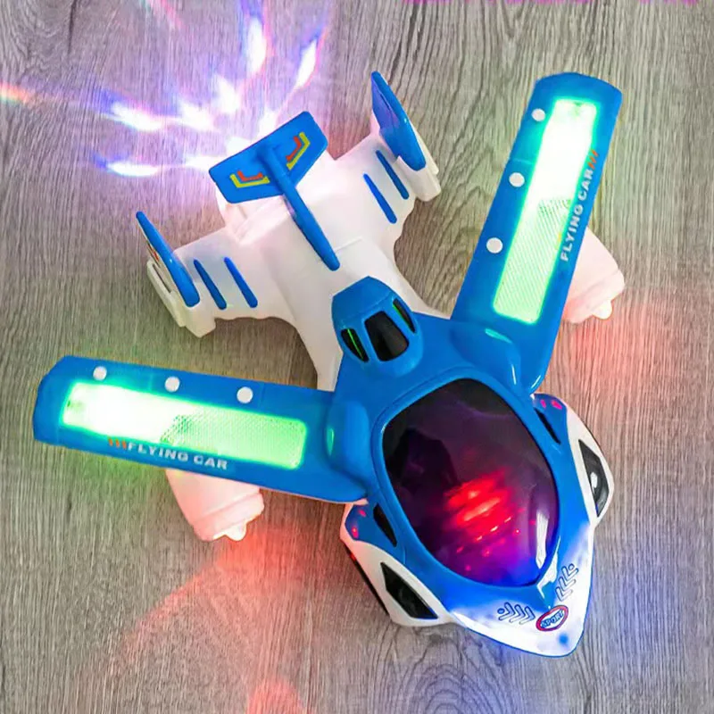 New Electric Spinning Dance Model Airplane Electric Flash Light Sound Toys Model Plane Universal Airplane Toys For Children Gift