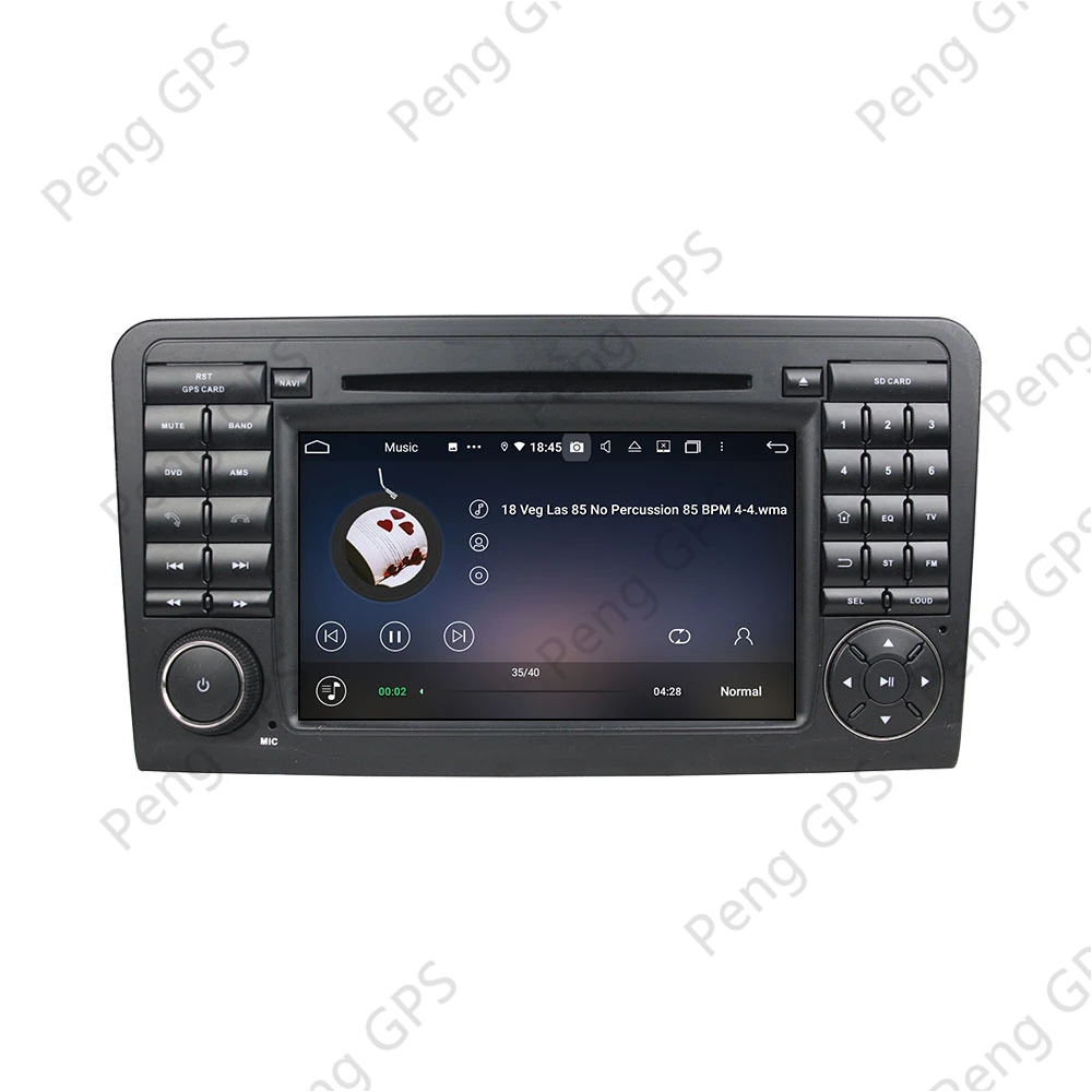 Android Radio For Mercedes Benz ML CLASS W164 Autostereo Touchscreen CD DVD Player Multimedia GPS Navigation DSP Carplay Unit