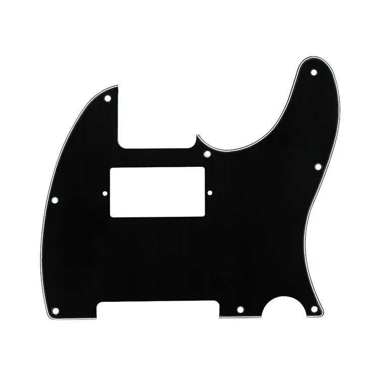 Guitar Telecaster Pickguard Black 3 Ply Humbucker Tele Guitar Pickguard Scratch Plate W/Screw for USA Tele Style Guitar