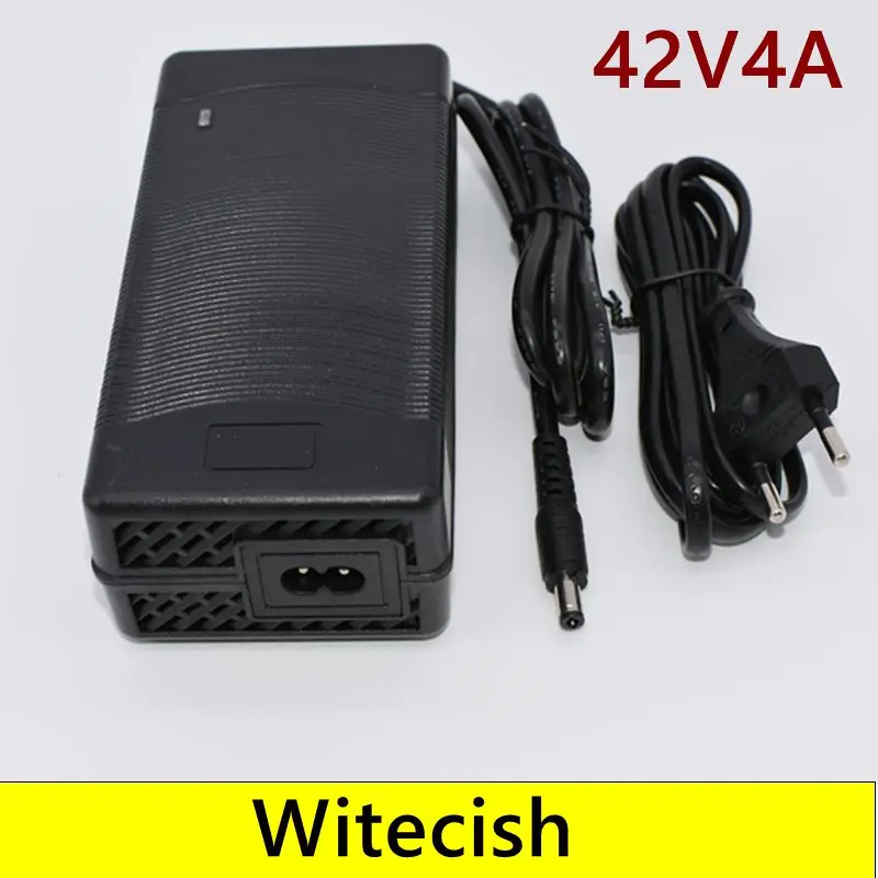 42V 4A Battery Charger for 10S 36V Li-ion Battery High Quality Lithium Battery Charger Strong Heat Dissipation