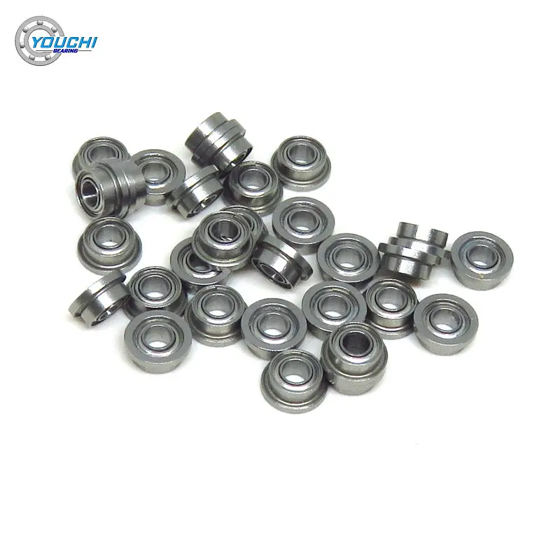 

10pcs SFR133 ZZ 2.38x4.762x2.38 mm Stainless Steel Flanged Ball Bearings FR133 FR133Z 0.0937x0.1875x0.0937 inch Flange Bearing