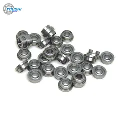 10pcs SFR133 ZZ 2.38x4.762x2.38 mm Stainless Steel Flanged Ball Bearings FR133 FR133Z 0.0937x0.1875x0.0937 inch Flange Bearing
