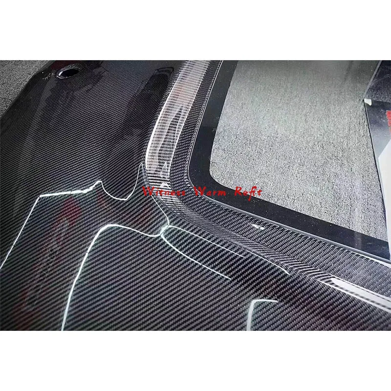 for W213 Engine Cover Carbon Fiber / Frp Engine Hood Transparent Bonnets for Mercedes-benz e Class W213 E63 Engine Bonnet 16-19