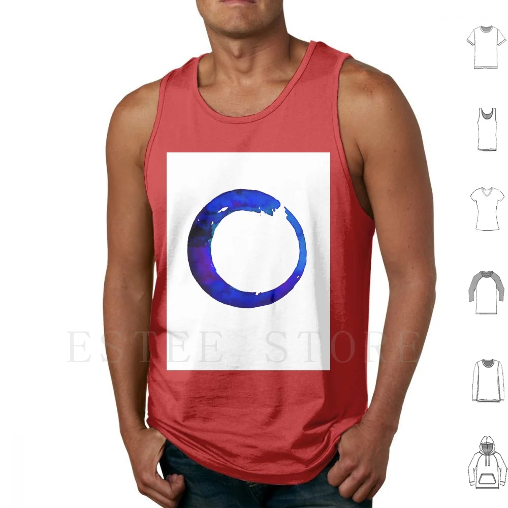 Enso Of Zen No. 21a By Kathy Morton Stanion Tank Tops Vest Sleeveless Enso Zen Circle Enso Art Zen Zen Art Brushstrokes