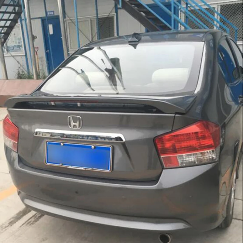 Dla Honda City Spoiler 2009 2010 2011 2012 2013 2014 samochód ogon skrzydło dekoracji plastik ABS niepomalowany podkład tylny Spoiler bagażnika — zdjęcie 4