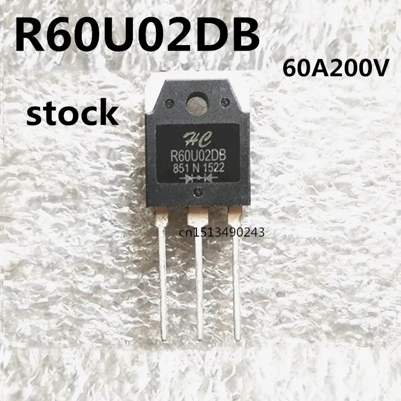 Original 2pcs/ R60U02DB 60A200V TO-247