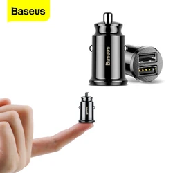 Baseus-Mini cargador USB para coche, adaptador de carga rápida para iPhone x, Samsung s10, Xiaomi mi 9, 3.1A