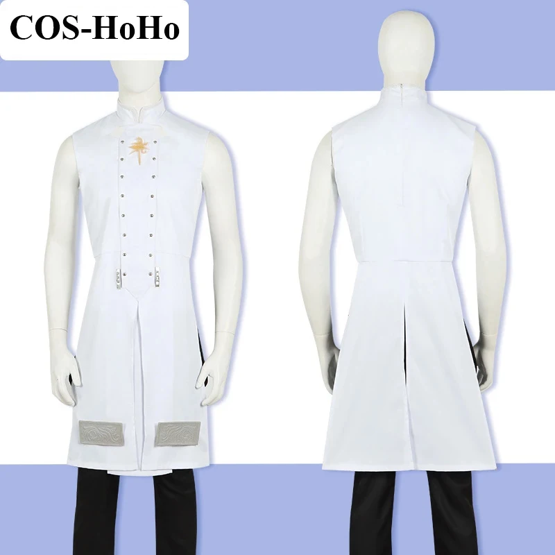 COS-HoHo [مخصص] بدلة ألعاب أنيمي فاينل فانتاسي XIV FF14 Alphinaud Leveilleur زي وسيم زي تنكري جديد للهالوين