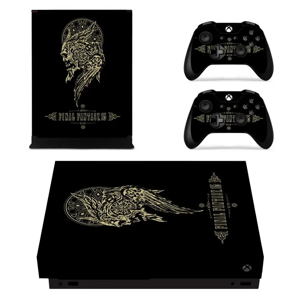 Final Fantasy Full Cover Skin Console & Controller Decal Stickers for Xbox One X Skin Stickers Vinyl