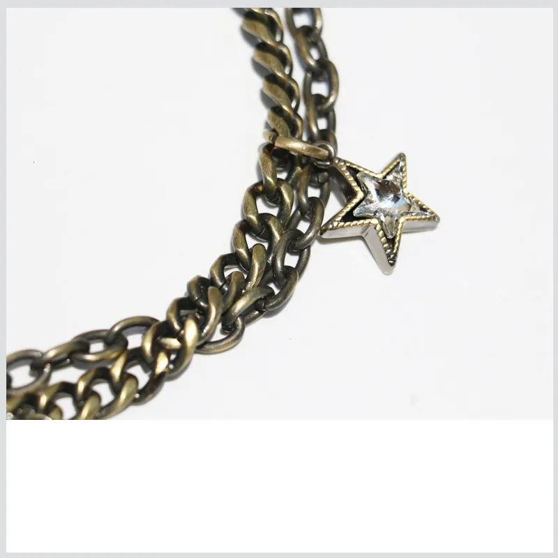 Designer chain strap with flower gold metal chain ornament for handbag bag Accessories Hardware high quality