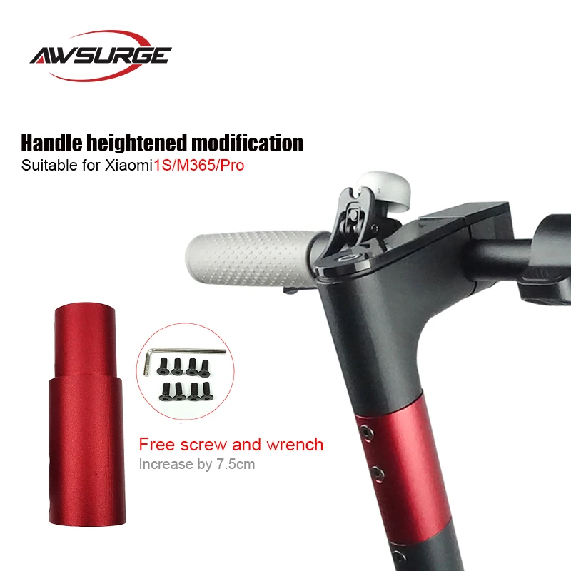 

Aluminum alloy handlebar heightening modification for xiaomi MIJIA M365/Pro2/ 1S electric scooter must-have for tall people