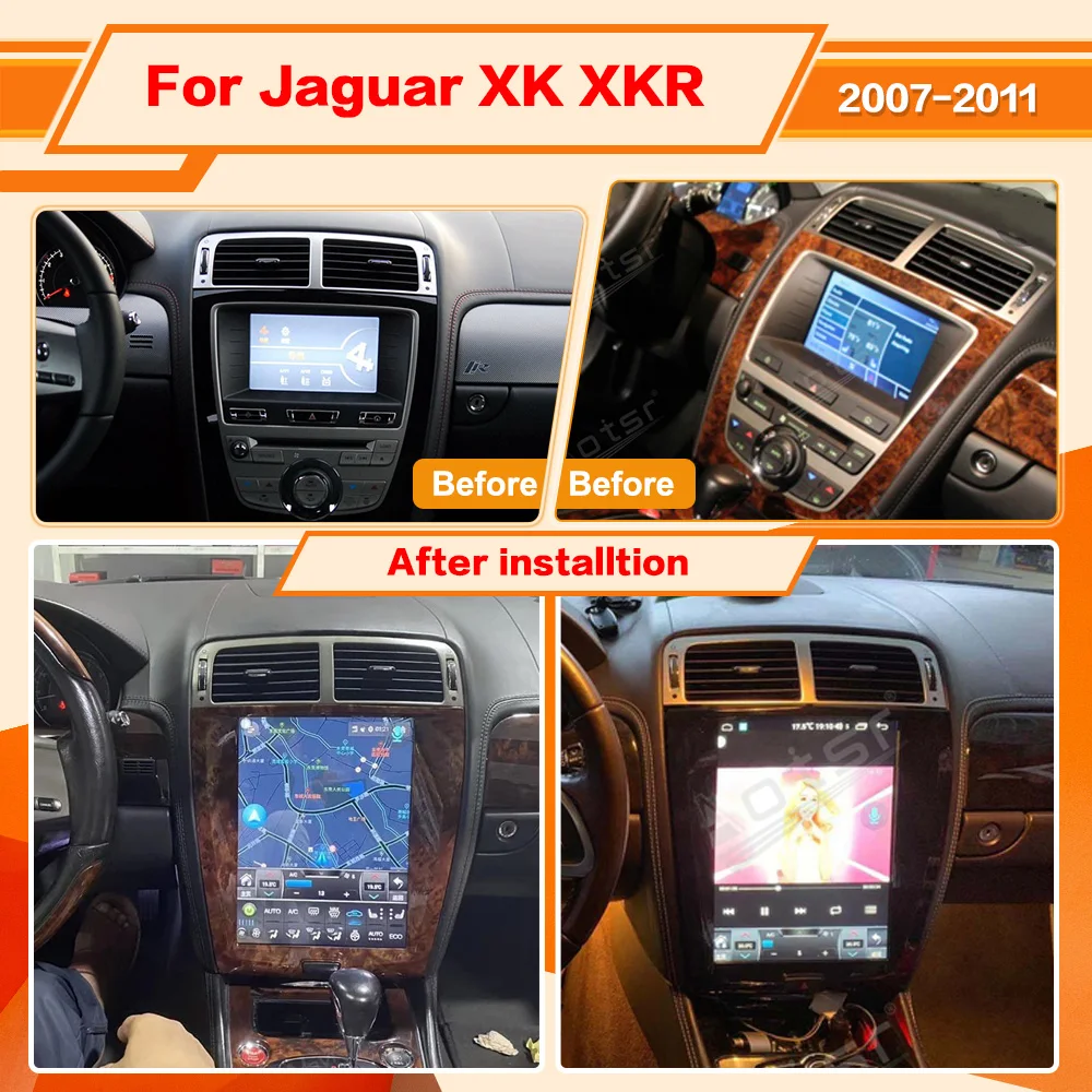 

Для Jaguar XK XKR 2007 2008 - 2015 Android мультимедийный автомобильный Аудио Видео Радио магнитофон стерео плеер GPS навигация головное устройство