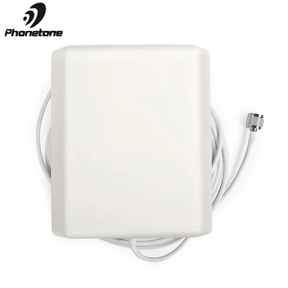 

Directional Panel Antenna 9dBi 800-2500MHz GSM 3G LTE High Gain Indoor with 5m Cable for Signal Booster Repeater