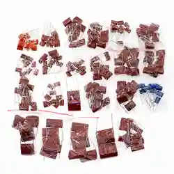 204pcs 24value 400V (0.01UF-4.7UF) CBB Metal Film Capacitors Assortment Kit set