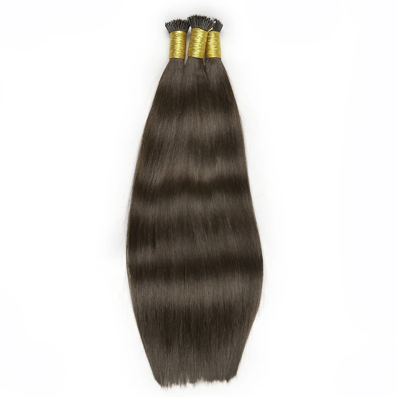 Toysww cabelo virgem nano anel links extensões do cabelo humano 1 g/s queratina pré-ligado reta nano ponta cabelo europeu