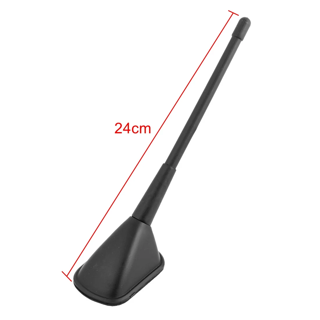 X Autohaux 21/23/24/37cm Universal Self Adhesive Car Roof Radio Signal Aerial Antenna Decorate Black Car Decorative Antenna
