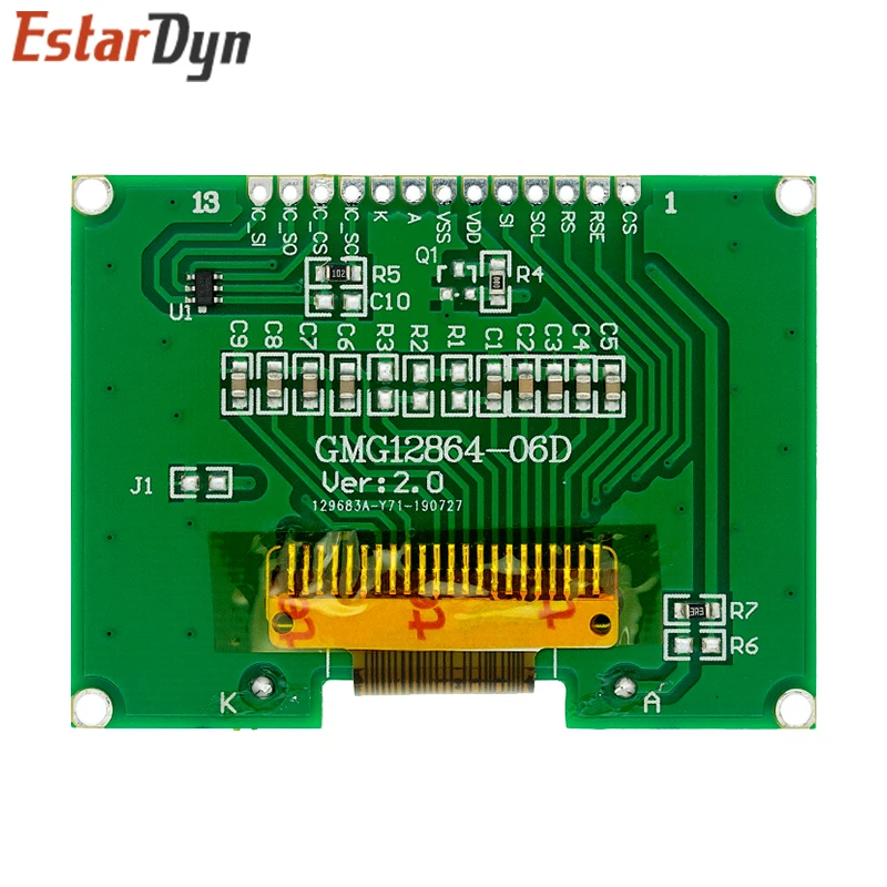 LCD12864-06D – 128x64 COG-Display Mit ST7565-Trei Produktbild-Vorschau 4