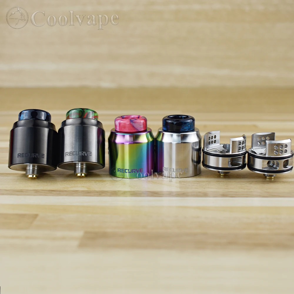 

Recurve Dual RDA атомайзер 24 мм с BF Squonk контактный бак 316ss Одиночная катушка или двойная катушка перестраиваемый атомайзер vs THC Tauren RDA