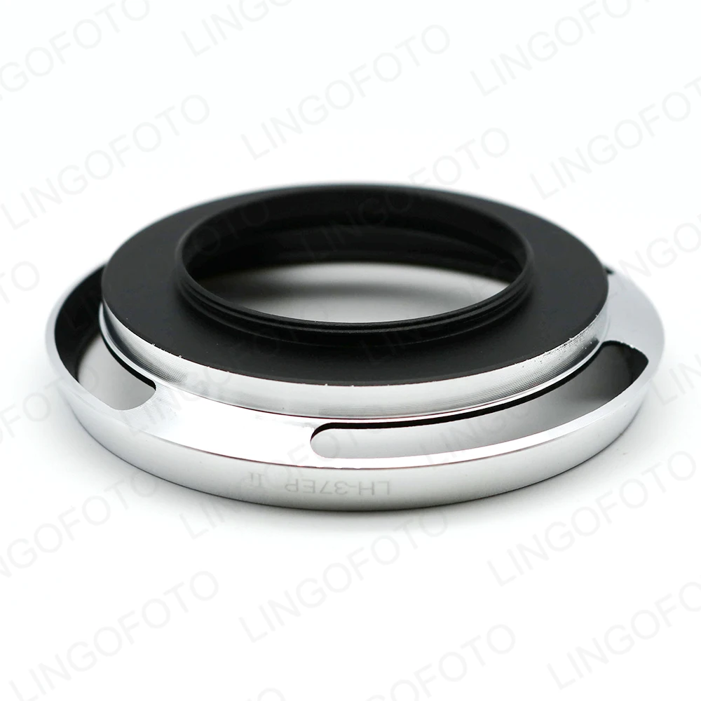 LH-37EPII Sliver Metal Lens Hood for Olympus M.Zuiko Digital Camera lens LC4115b