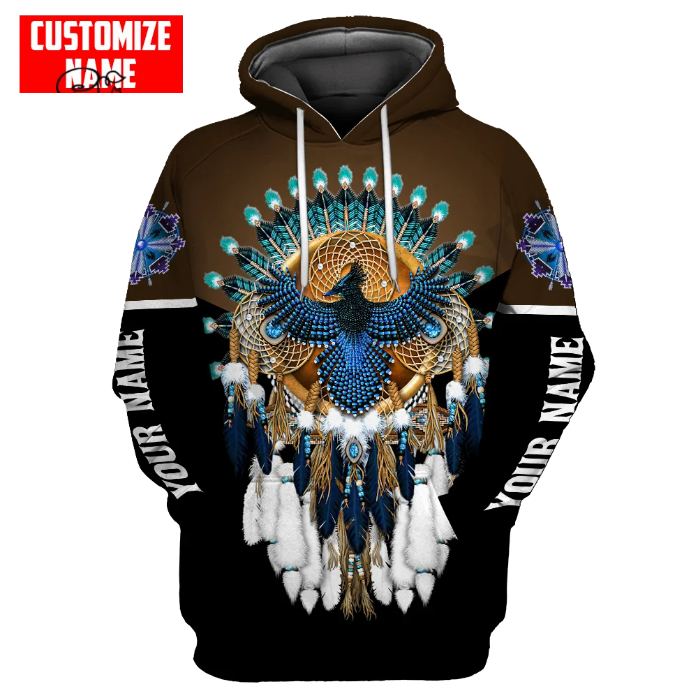 

PLstar Cosmos Newest 3Dprinted Native Culture Custom Name Harajuku Premium Streetwear Unique Unisex Hoodies/Sweatshirt/Zip B-3