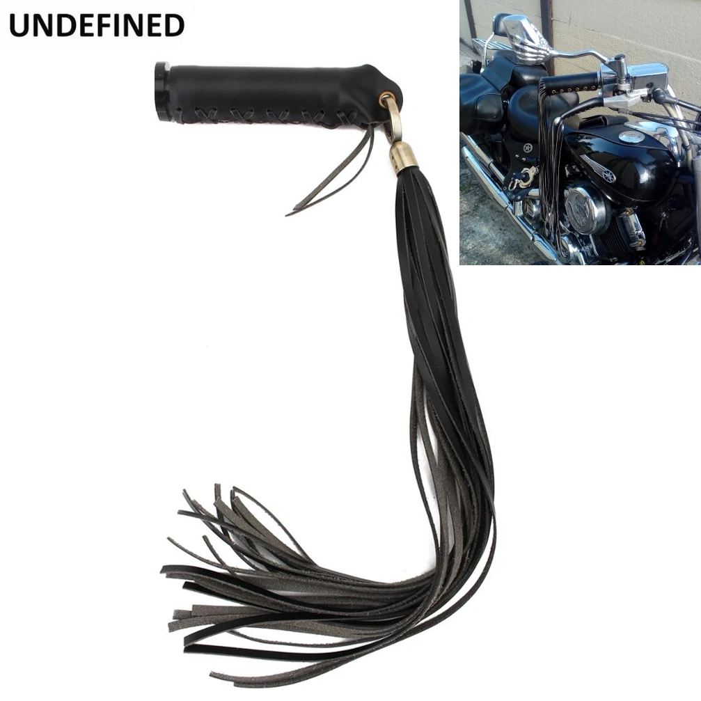 Motorcycle Brake Lever Leather Fringe Hand Grips Cover Tassel For Harley Indian Chief Classic Cafe Racer Cruiser Chopper Custom
