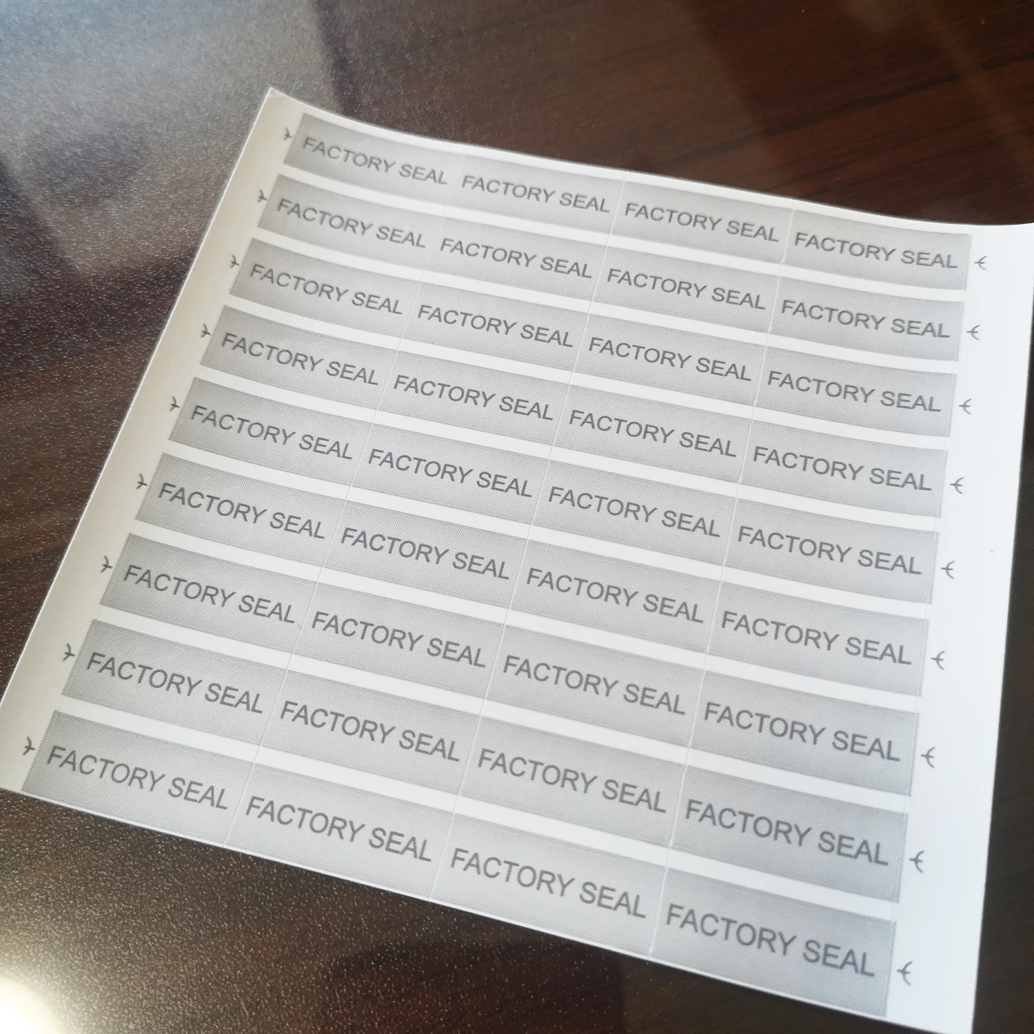 Imagem -04 - Papel Frágil Garantia Void Label Tamper Evident Removal Proof Security Sticker Vfs Seal de Fábrica 25x9 mm 1400 Pcs