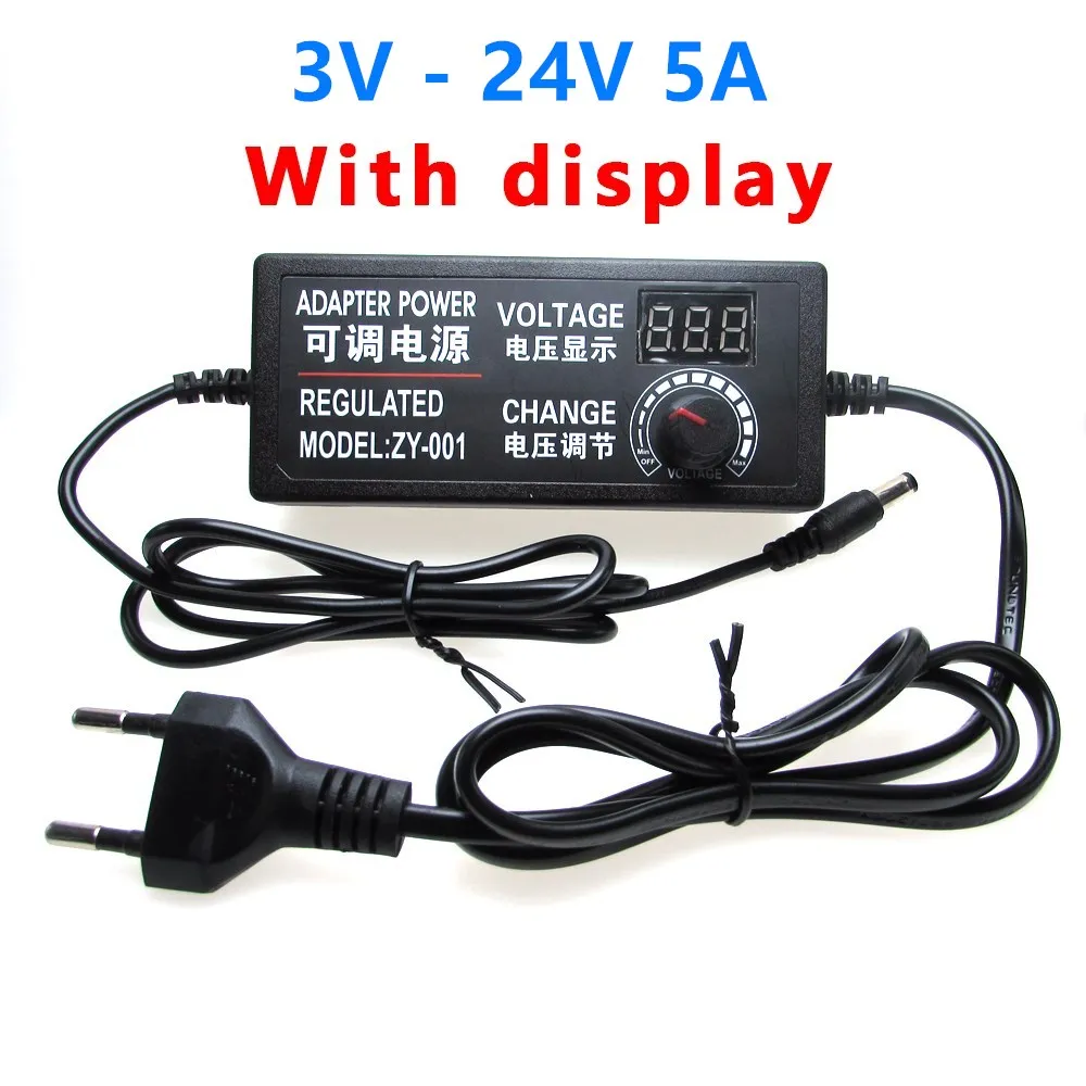 AC DC Power Supply 3V 5V 9V 12V 24V 36V 1A 2A 3A 5A 10A Adjustable Transformers 220V To 12V Power Supply Adapter 5 12 24 V Volt