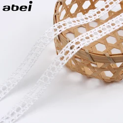 10 Yards White Embroidery Lace  Garment Sewing Supplies DIY Cotton Crochet  Ribbon Ornaments.