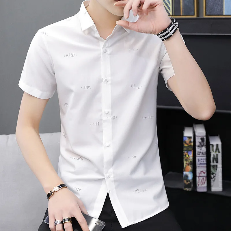 

Мужская свободная рубашка, Повседневная приталенная рубашка с коротким рукавом и квадратным вырезом, оригинальный дизайнерский кардиган с цветочным принтом для отдыха