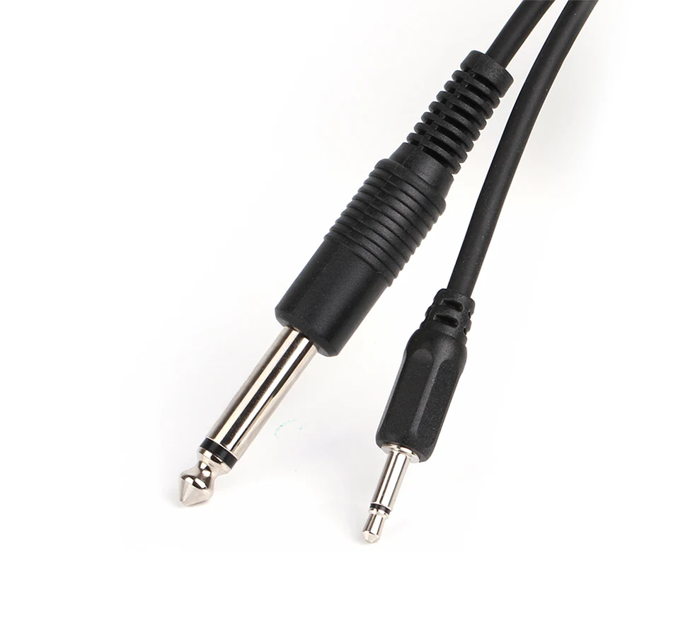 Choseal qs6712 3.5mm jack para 6.35mm jack adaptador aux cabo estéreo para misturador amplificador cd player alto-falante