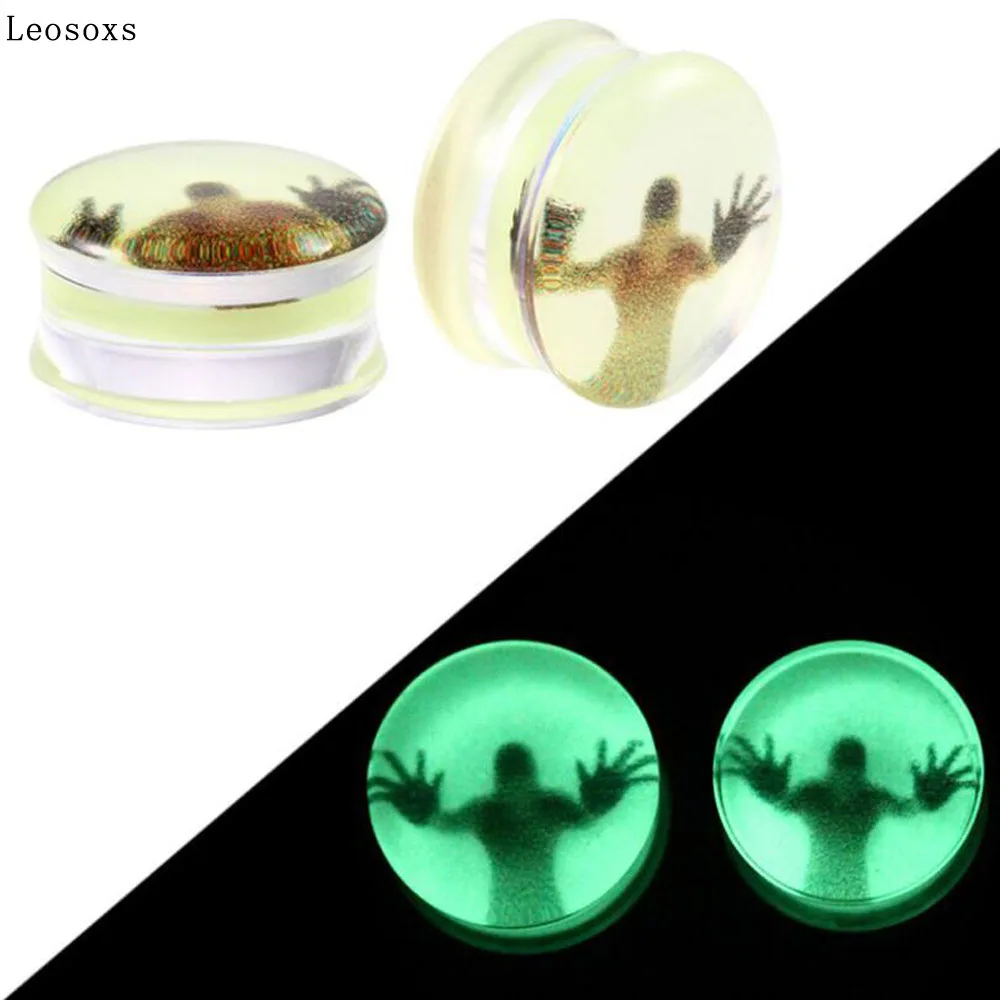 Leosoxs 2pc 5-20mm Búzakalász Hajóköbözés plugs Ágcsernyő akril csavaros illeszkedő Húsétel Alagút Fül Hord Búzakalász dugasz Nyilalló ékszer