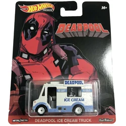 Hot Wheels 1/64 Car DEADPOOL ICE CREAM TRUCK Movie'Car Real Rides Metal Diecast Model Car