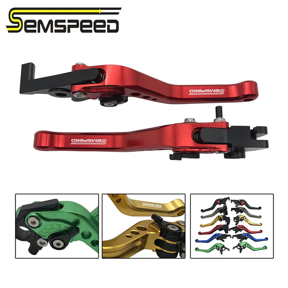 SEMSPEED moto CNC freno corto leve della frizione impugnature estremità per Yamaha TMAX530 2012-2019 2020 TMAX500 2008-2018 parti