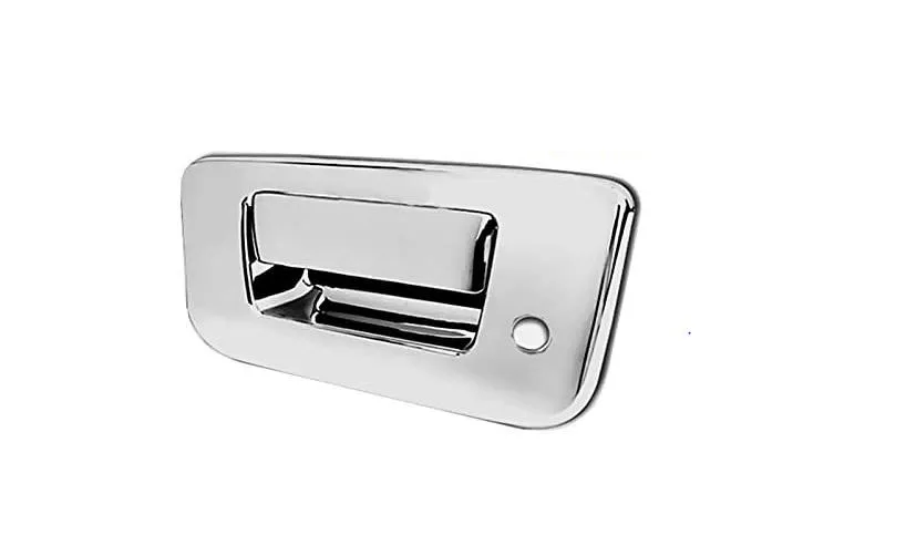 Chrome Styling Chrome Tailgate Door Handle Cover with Keyhole for 2007-2013 Chevrolet Chevy Silverado/GMC Sierra