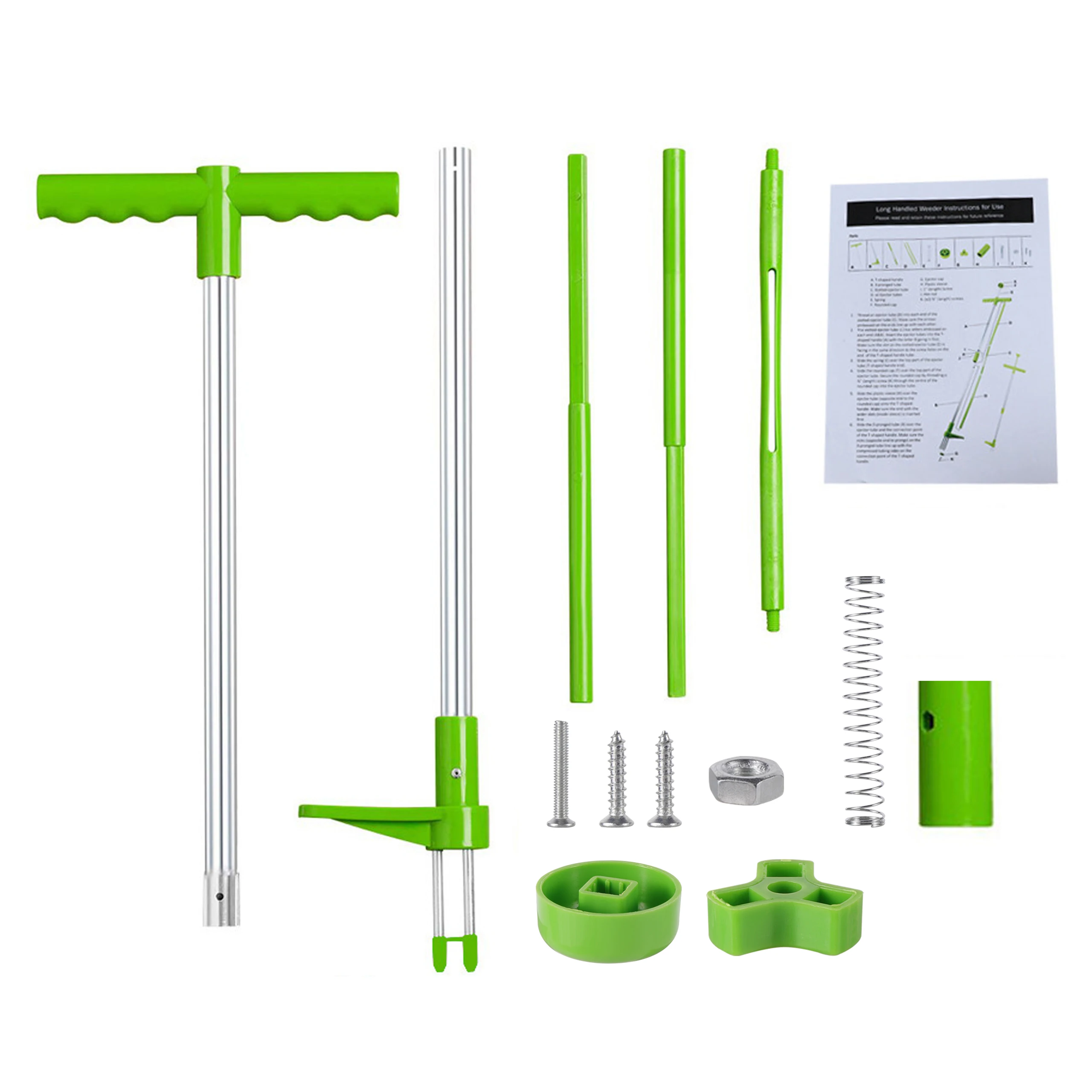 Portable Long Handle Weed Remover Durable Garden Lawn Weeder Outdoor Yard Grass Root Puller Tools Garden Planting Tool Elements