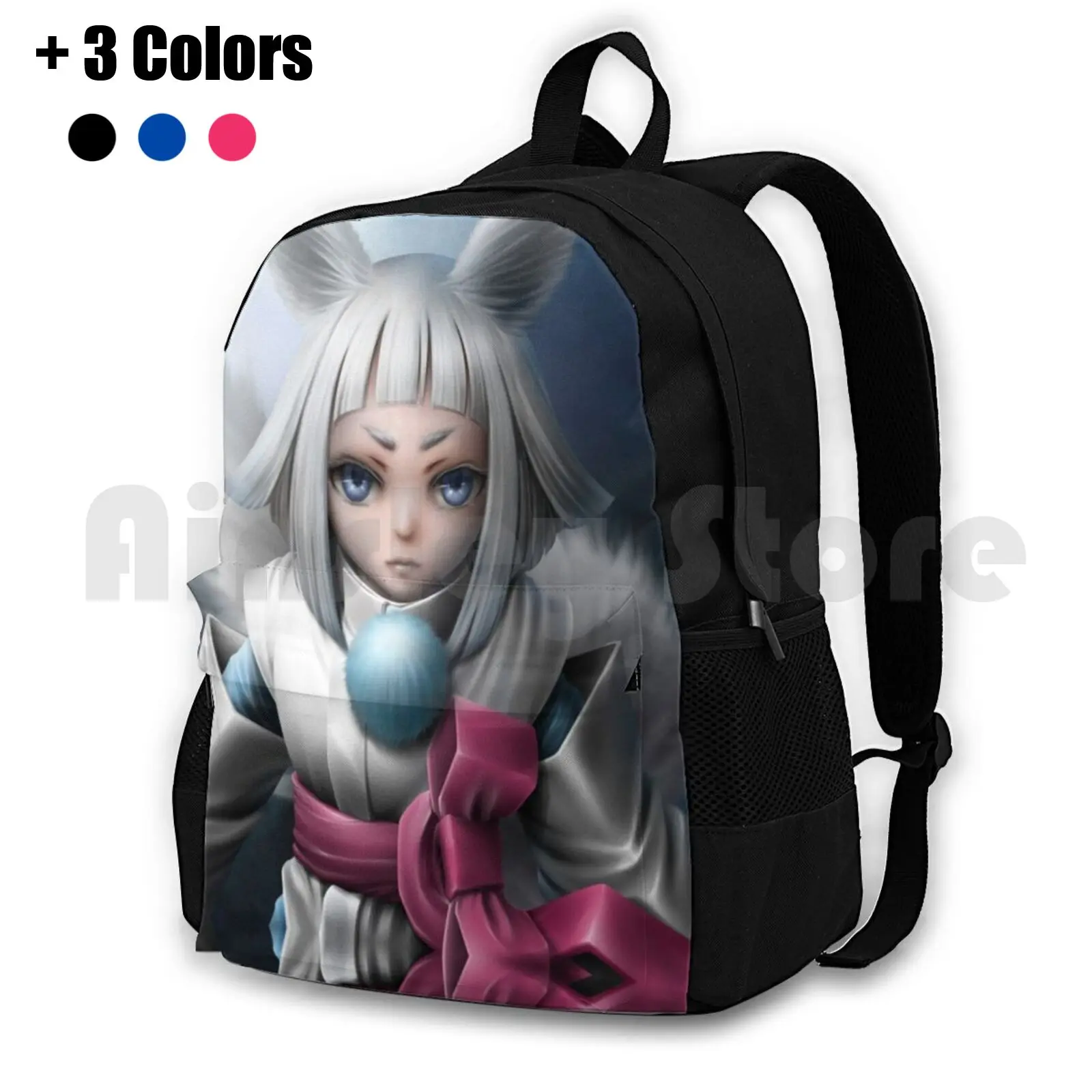 Kon From Tokyo Raven Outdoor Hiking Backpack Riding Climbing Sports Bag Kon Anime Tokyo Tokyo Raven Raven Fox