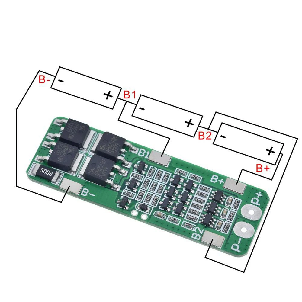 3S 20A Li-ion Lithium Battery 18650 Charger PCB BMS Protection Board 12.6V Cell 59x20x3.4mm Module